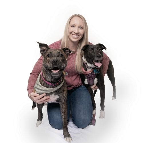 Rebecca Duffy with Kindel and Brigitte