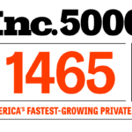 Inc. 5000 logo followed by number 1465 and the year 2022. America's fastest-growing private company