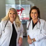 two veterinary practice owners
