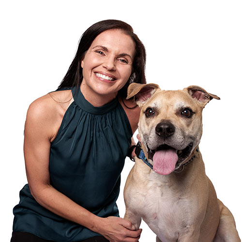 Stacy Nehen with Opie