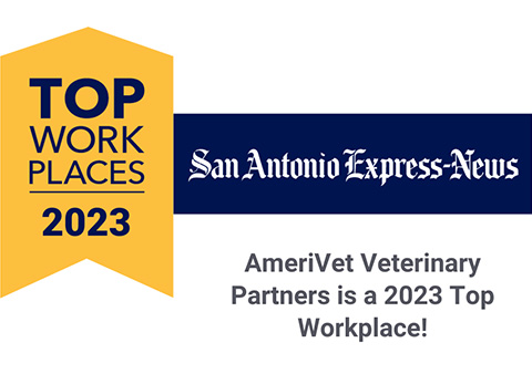 Badge depicting Top Workplaces of 2023 - San Antonio Express-News